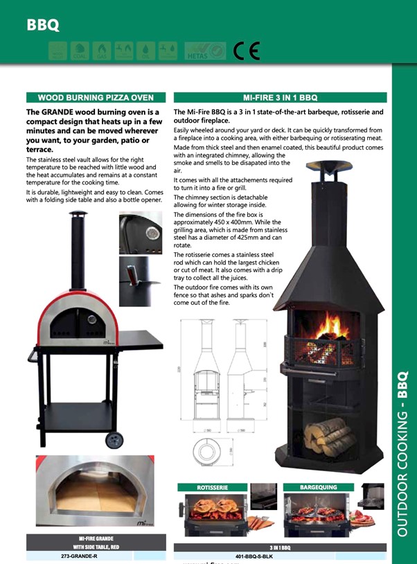 Kamado Grills & Pizza Ovens Tanau Caernarfon Fires